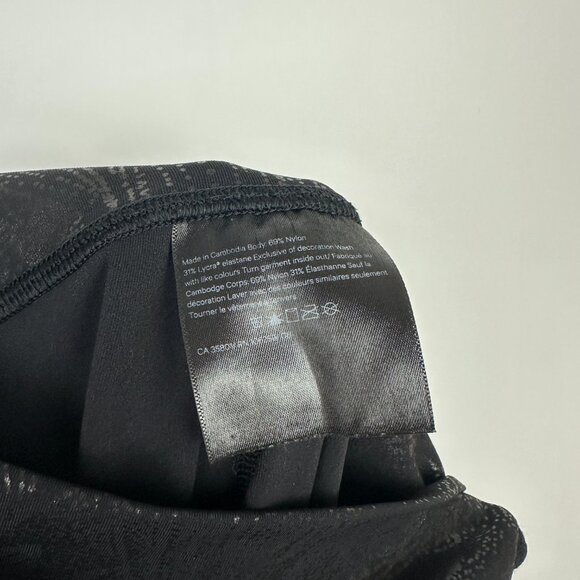 Lululemon Wunder Under High-Rise Crop Legging Acclimatize Black Shine 2 Foil - Picture 7 of 9